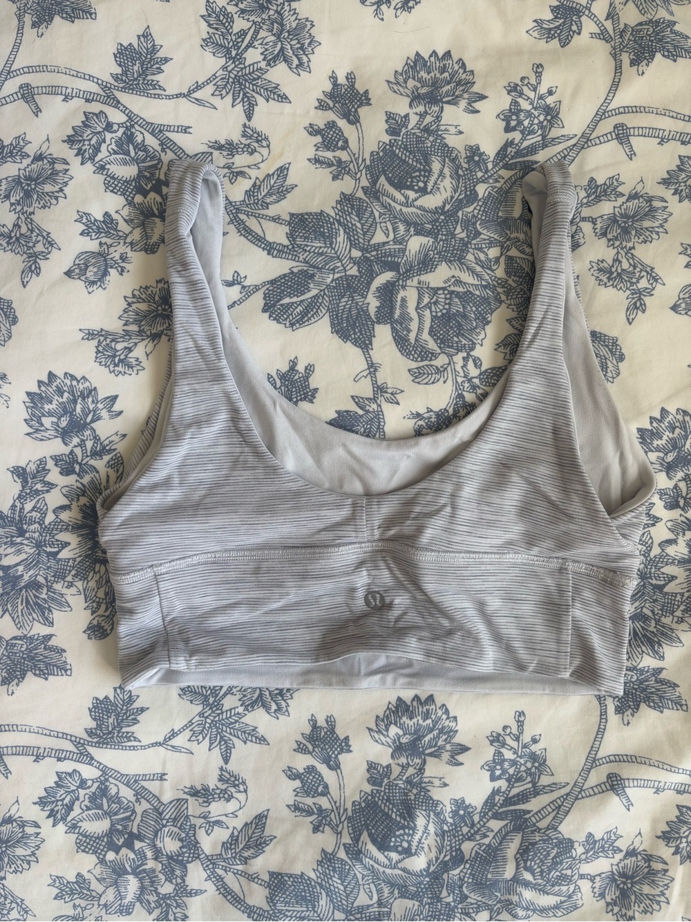 Lululemon Align Reversible Bra White / Wee Are From Space Nimbus Battleship 4 - Picture 2 of 4